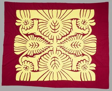 Tivaevae manu (appliqué quilt)