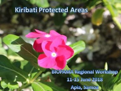 Kiribati protected areas.