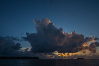 Sunset, Nukunonu, Tokelau