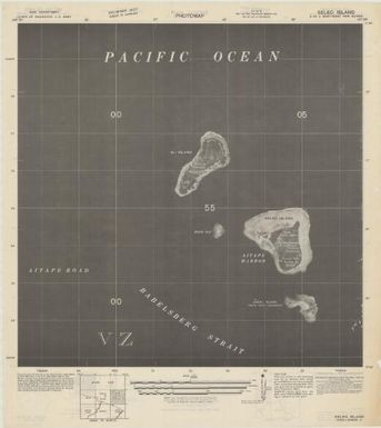 Special map, northeast New Guinea (Seleo Island , back)