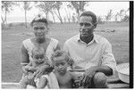 Portrait of man woman and children