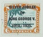 Stamp: Niue and Cook Islands Six Pence