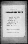 Patrol Reports. West Sepik District, Lumi, 1953 - 1956