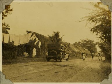 Bure (huts) at Nausori, Fiji, 1928