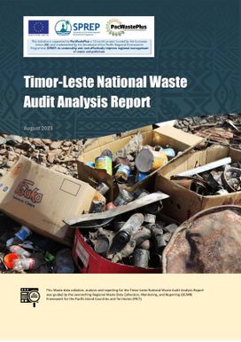 Timor-Leste National Waste Audit Analysis Report - August 2023