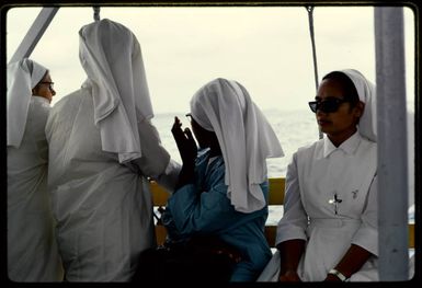 The boat to Ovalau, Fiji, 1971