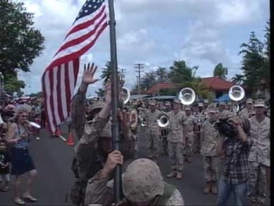 66th Guam Liberation Parade, Marine Marching Band