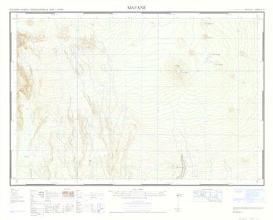 Western Samoa topographical map 1:20,000: Mafane (Sheet 12)