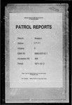 Patrol Reports. Western District, Emeti, 1971 - 1972