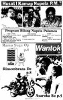 Wantok Niuspepa--Issue No. 0428 (July 31, 1982)