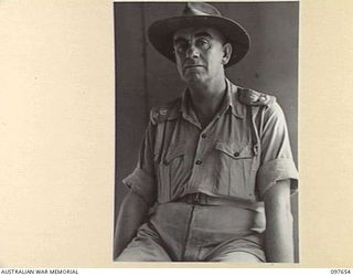 LAE, NEW GUINEA. 1945-10-04. LIEUTENANT COLONEL W.L. LARKIN, HEADQUARTERS FIRST ARMY
