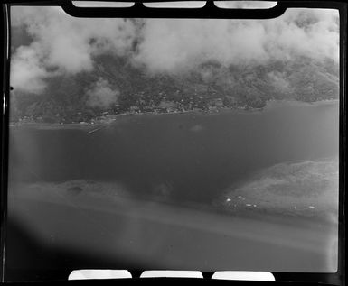 Levuka, Eastern Division, Fiji, showing town and coast