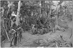 Distribution of wild pig meat: Tomegai and Kwibigai clans feast on pork, while some make music