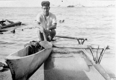 outrigger boat, photograph,