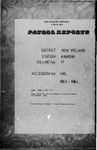 Patrol Reports. New Ireland District, Kavieng, 1963 - 1964