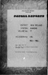 Patrol Reports. New Ireland District, Kavieng, 1963 - 1964