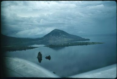 Matupi volcano seen from the air : Rabaul, New Britain, Papua New Guinea, 1960-1961 / Terence and Margaret Spencer