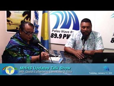 Updates w/ Minister Gaafar Uherbelau and Incident Commander Ritter B. Udui (1/11/2022)