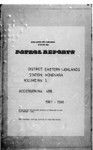 Patrol Reports. Eastern Highlands District, Wonenara, 1967 - 1968