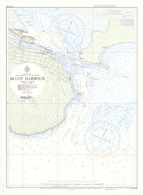 [New Zealand hydrographic charts]: New Zealand . South Island - South Coast. Bluff Harbour. (Sheet 6721)