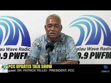 SPECIAL PCC TALK SHOW with DR. PATRICK TELLEI (22DEC23)