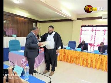 Muthuvel Sworn-in