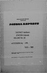 Patrol Reports. Northern District, Kokoda, 1959 - 1961