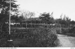 RABAUL, NEW GUINEA. C. 1915. HEADQUARTERS OF THE AUSTRALIAN NAVY AND MILITARY EXPEDITIONARY FORCE (AN&MEF). (DONOR LT.-COM. G.A. HILL RNR)