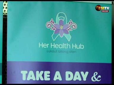 New Her Health Hub to offer cervical cancer screening and treatment for K20 in Port Moresby.