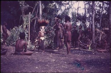 Initiation of the boys (3) : singsing ground of the Kukiga Clan, Wahgi Valley, Papua New Guinea, 1955 / Terence and Margaret Spencer
