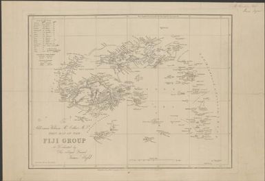 To Alderman William McArthur, M.P., this map of the Fiji group is dedicated / by his obliged friend James Wyld