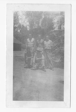 [Five Servicemen in Bougainville]