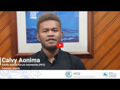 16 Days of Activism - Calvy Aonima, Solomon Islands