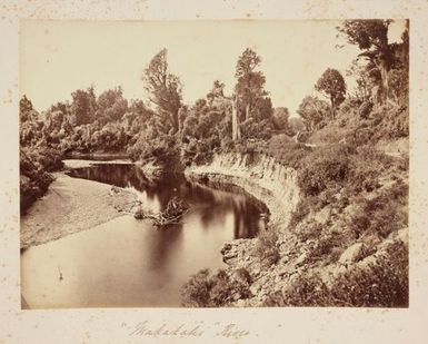 Makakahi River, Forty Mile Bush, N.Z. From the album: Views of New Zealand Scenery/Views of England, N. America, Hawaii and N.Z.