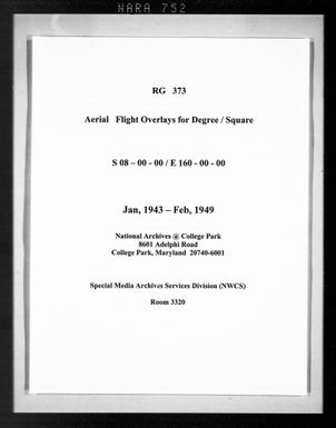 Overlay indexes for degree square 08S160E