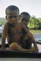 Federated States of Micronesia, two little boys in Chuuk State