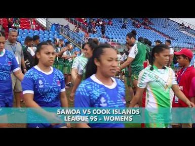 Pacific Games 2019 Cook Islands vs Samoa Womens League 9 highlights