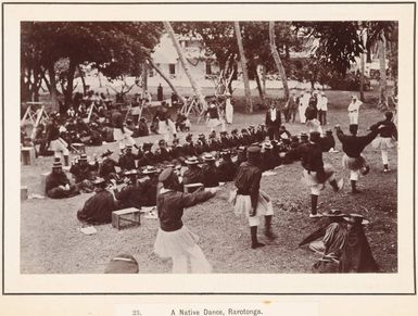Dancers at Rarotonga, 1903