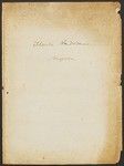 Records of the United States Exploring Expedition, 1838-1842 (inclusive), "Florula Sandivencis -- Compositae": rough notes by Asa Gray. WE 10.