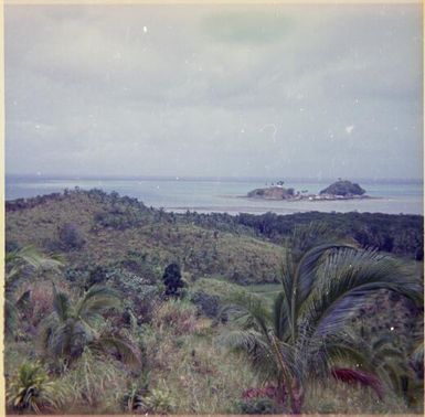 View across to an island, Fiji, 1966 / Michael Terry