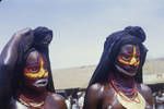 Dressed for ceremonial tribal dancing, Western Highlands, May 1963