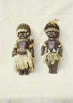 Miniature models (dolls) depicting traditional ceremonial dress of various Eastern Highland New Guineans, 1964