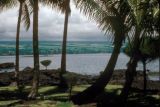 Hilo, view of Hilo Bay and slope of Mauna Kea