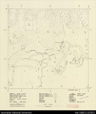 Papua New Guinea, Yogei East, Provisional map, Sheet NMP-59-015, 1959, 1:63 360
