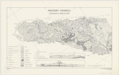 Western Choiseul : geological sketch map / drawn and photographed by Directorate of Overseas Surveys