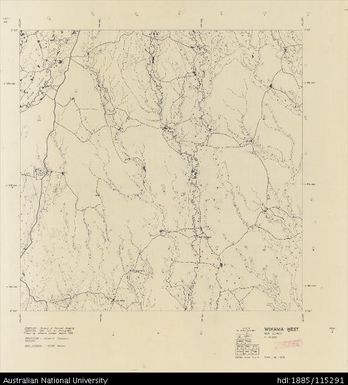 Papua New Guinea, Wihama West, Sheet NMP-59-009, 1:40 000, 1959