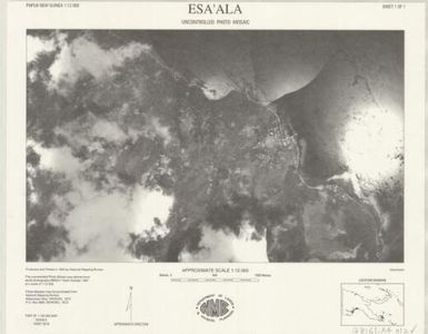 Papua New Guinea 1:12,000 uncontrolled photo mosaic: Esa'ala