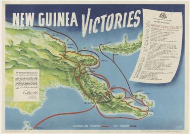 New Guinea victories / issued by Director General Army Public Relations