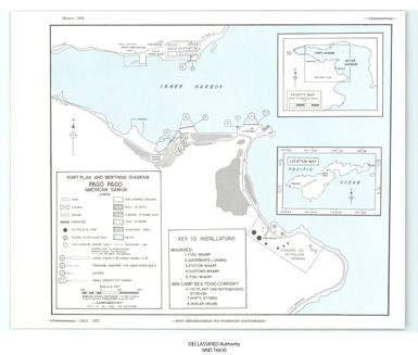 Pago Pago, American Samoa - Port Plan and Berthing Diagram