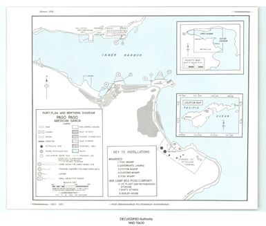 Pago Pago, American Samoa - Port Plan and Berthing Diagram